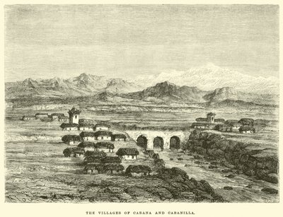 The Villages of Cabana and Cabanilla by Edouard Riou